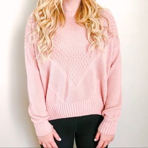 Pastel Pink Knit Sweater